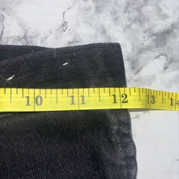 VTG Vintage Traffic Jeans Black 5 Pocket Retro Tapered Leg Rock Size 5/6 - Picture 5 of 16